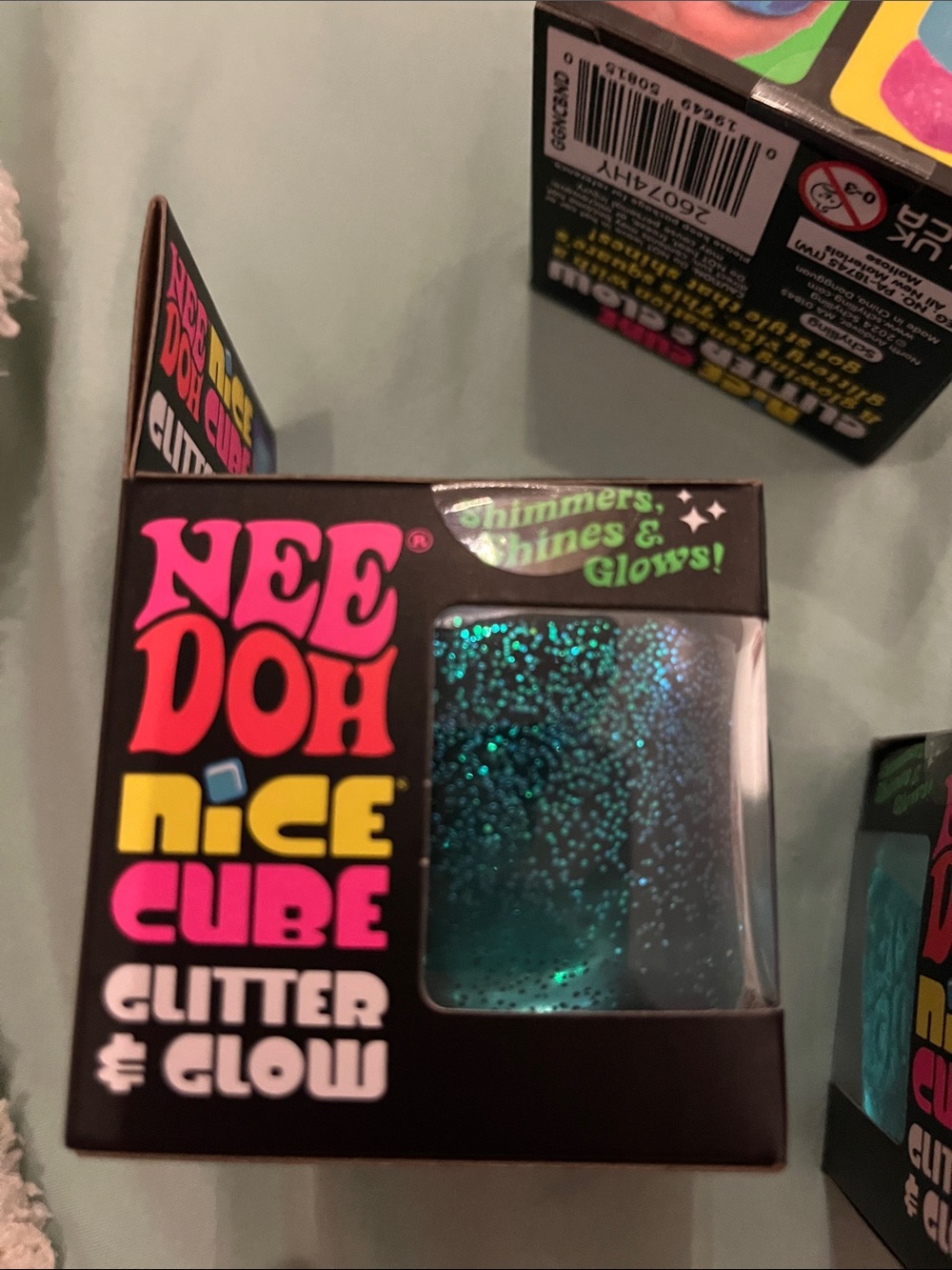 NEW (3) Three, Needoh nice cubes, glitter & glow - Picture 5 of 5